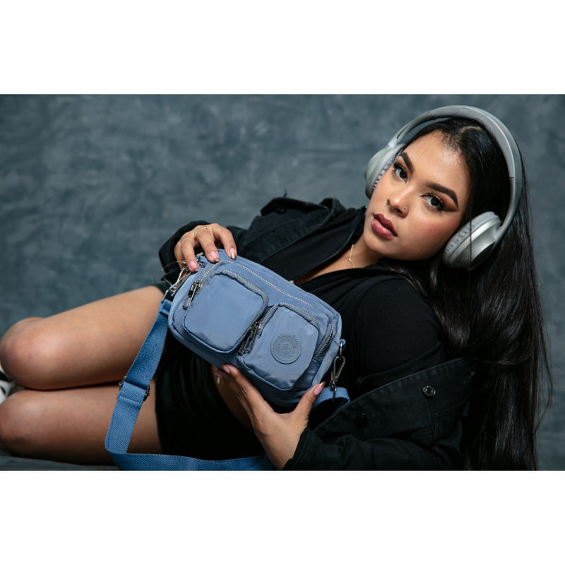 Gray helmet for bikers